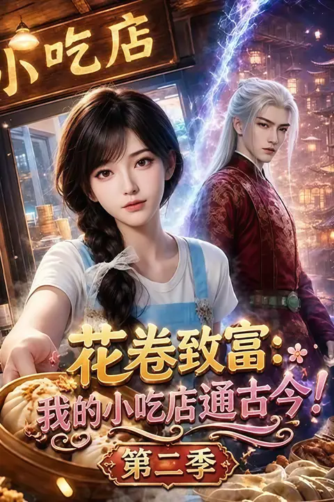 《花卷致富：我的小吃店通古今！第二季》封面