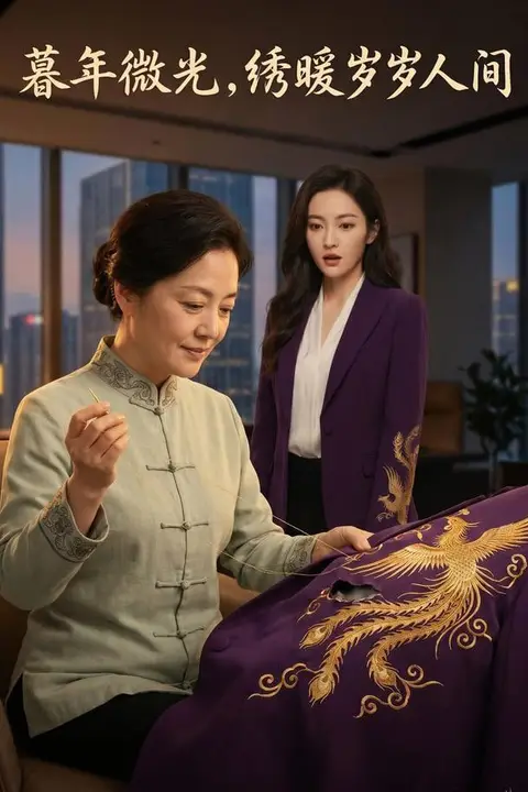 《暮年微光,绣暖岁岁人间》封面