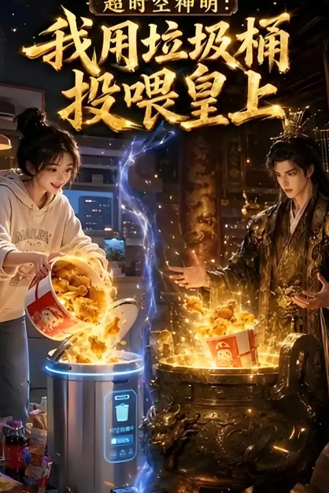 《超时空神明我用垃圾桶投喂皇上》封面