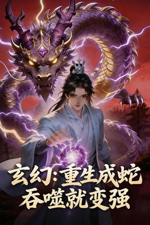 《玄幻：重生成蛇，吞噬就变强》封面