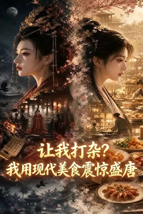 《让我打杂？我用现代美食震惊盛唐》封面