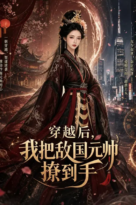 《穿越后,我把敌国元帅撩到手》封面