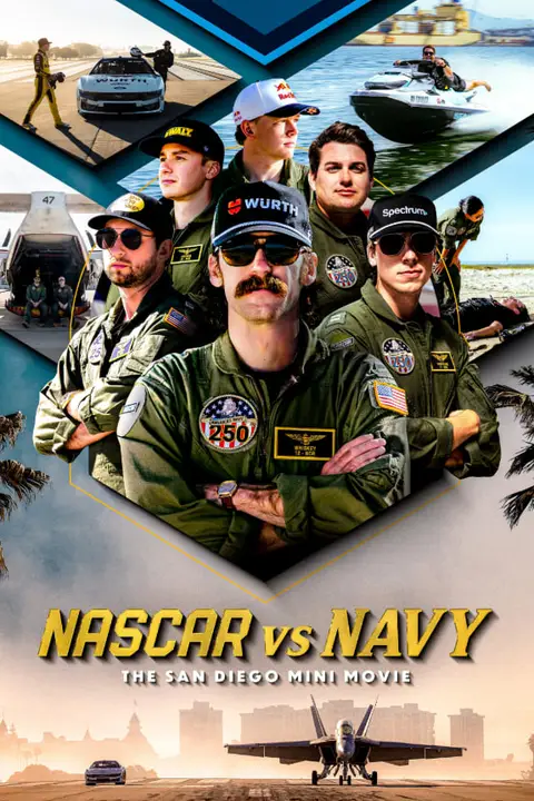 《NASCAR对阵海军:圣地亚哥迷你电影》封面