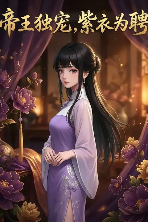 《帝王独宠，紫衣为聘》封面