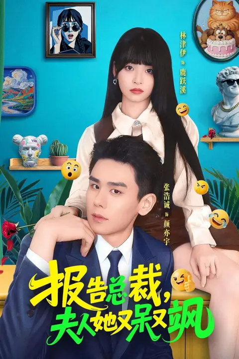 《报告总裁,夫人她又呆又飒》封面