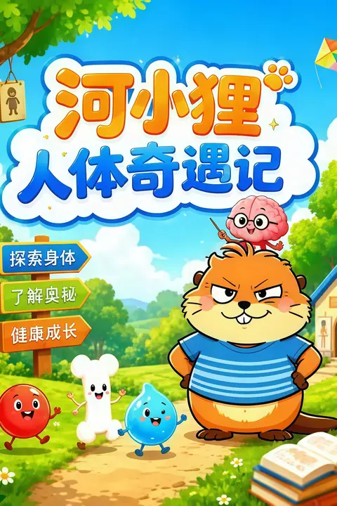 《河小狸人体奇遇记》封面
