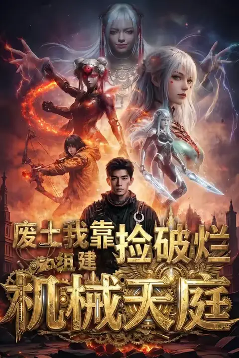 《废土我靠捡破烂组建机械天庭》封面