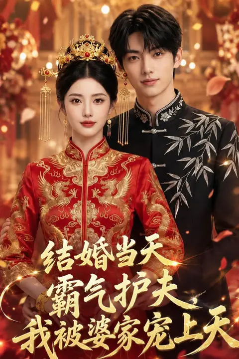 《结婚当天霸气护夫，我被婆家宠上天》封面