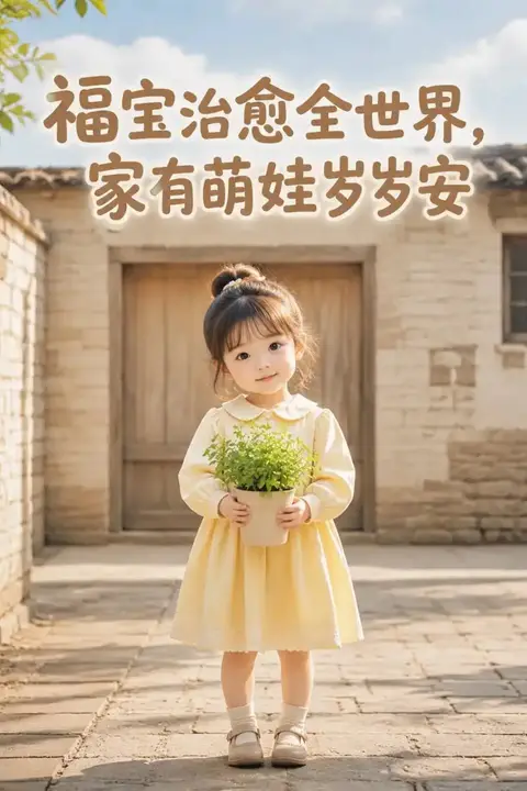 《福宝治愈全世界，家有萌娃岁岁安》封面
