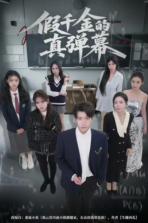 《假千金的真弹幕》封面