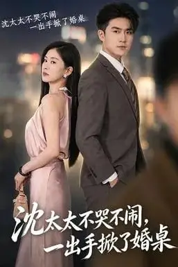 《沈太太不哭不闹,一手掀了婚桌》封面