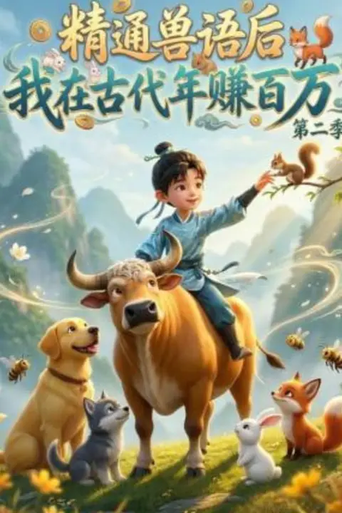 《精通兽语后,我在古代年赚百万第二季》封面