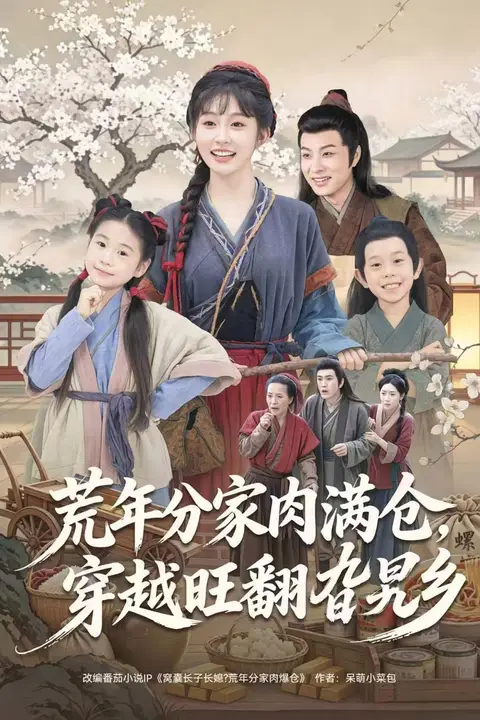 《荒年分家肉满仓,穿越旺翻旮旯乡》封面