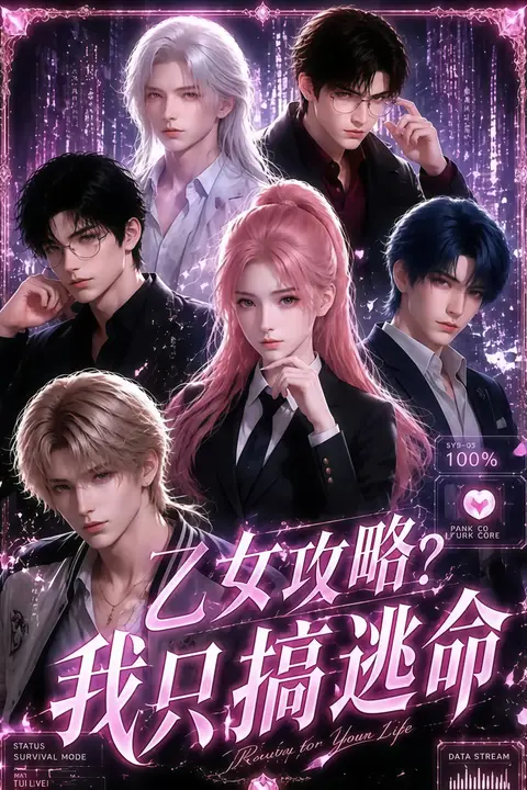 《乙游攻略？我只搞逃命》封面