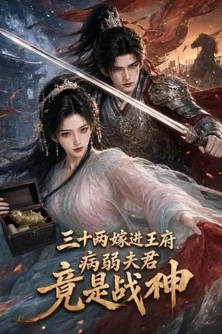 《三十两嫁进王府，病弱夫君竟是战神》封面