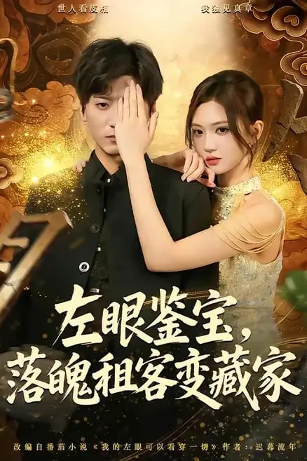 《左眼鉴宝，落魄租客变藏家》封面