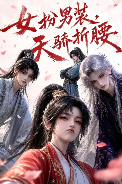《女扮男装,天骄折腰》封面