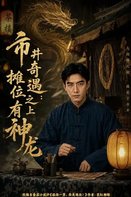 《市井奇遇:摊位之上有神龙》封面