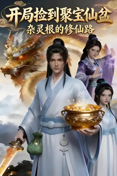 《开局捡到聚宝仙盆,杂灵根的修仙路》封面