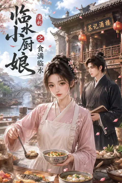 《临水小厨娘之食满临水》封面