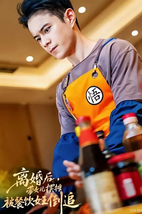 《离婚后，带女儿摆地摊被餐饮女王倒追（离婚后），带女儿摆摊被餐饮女王倒追》封面