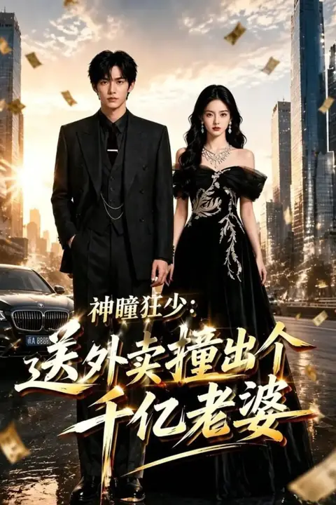 《神瞳狂少:送外卖撞出个千亿老婆》封面