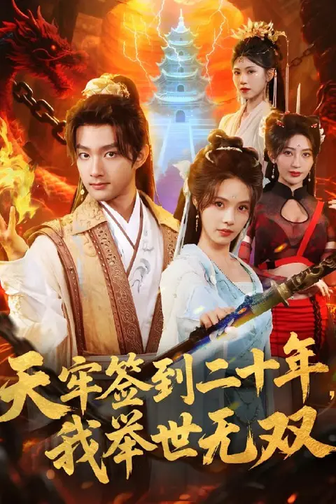 《天牢签到二十年,我举世无双》封面