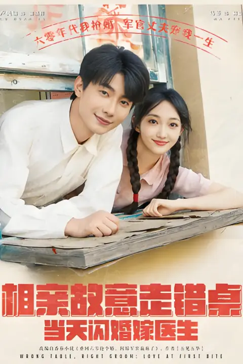 《相亲故意走错桌，当天闪婚嫁医生》封面