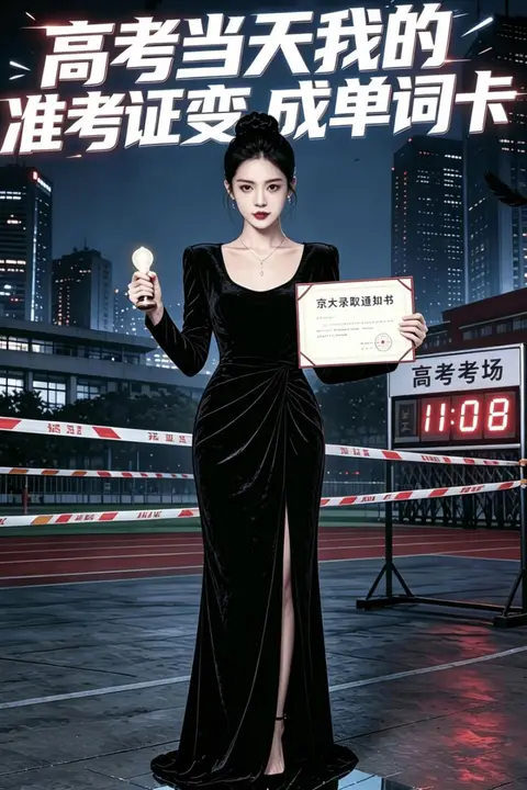 《高考当天我的准考证变成单词卡》封面