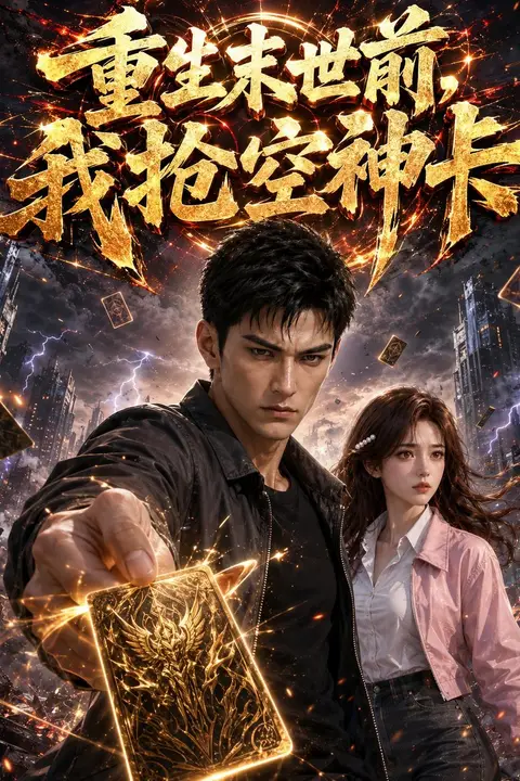 《重生末世前，我抢空神卡》封面