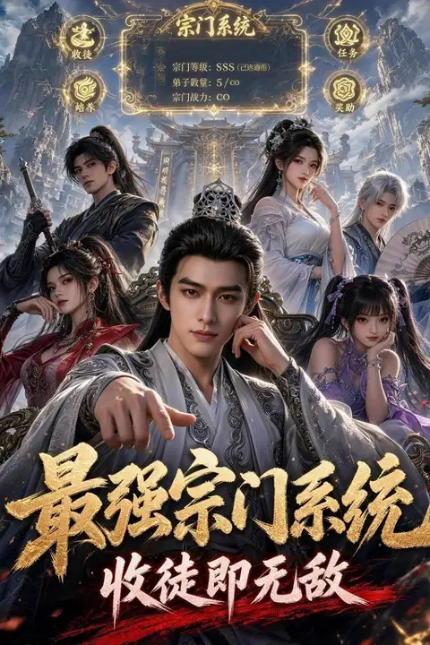 《最强宗门系统，收徒即无敌》封面