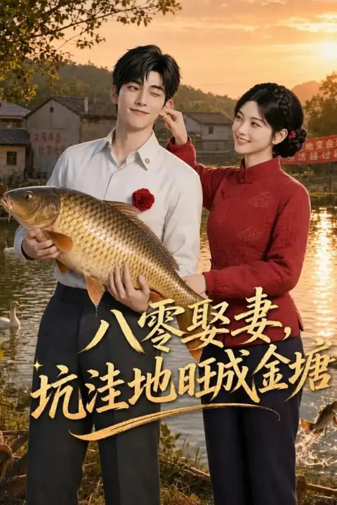 《八零娶妻,坑洼地旺成金塘》封面
