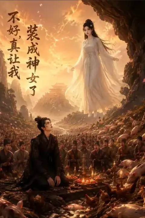 《不好，真让我装成神女了》封面