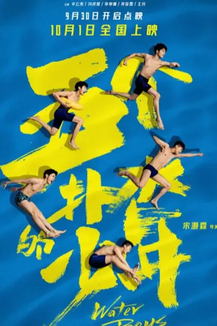 《五个扑水的少年》封面