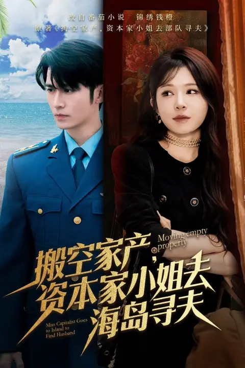 《搬空家产，资本家小姐去海岛寻夫》封面