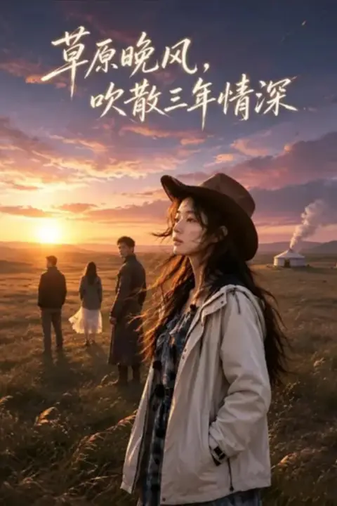 《草原晚风，吹散三年情深》封面