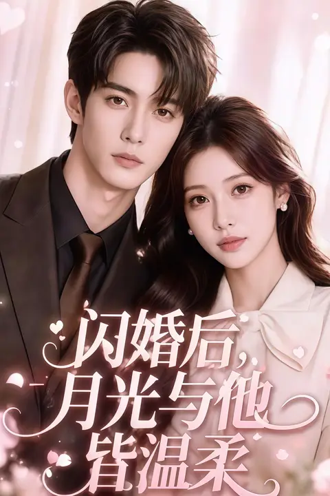 《闪婚后,月光与他皆温柔》封面