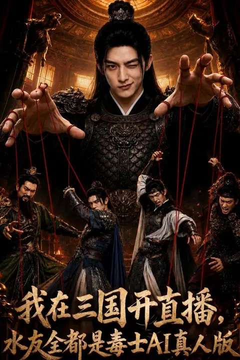 《我在三国开直播，水友全都是毒士 AI 真人版》封面