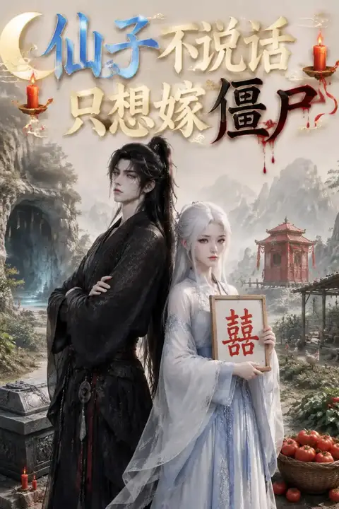 《仙子不说话,只想嫁僵尸》封面