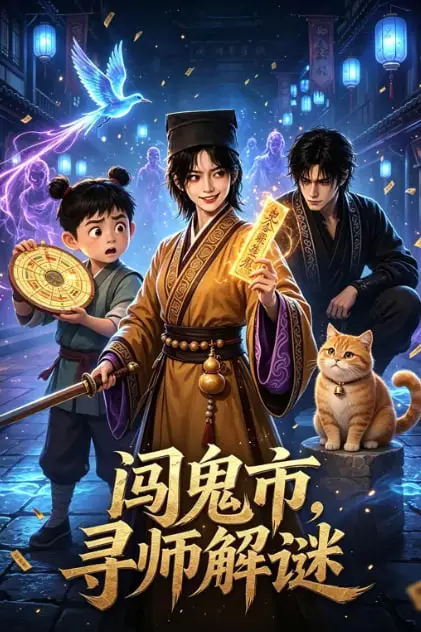 《闯鬼市,寻师解谜》封面