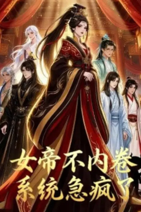 《女帝不内卷系统急疯了》封面