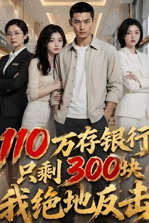 《110 万存银行只剩 300 块，我绝地反击》封面