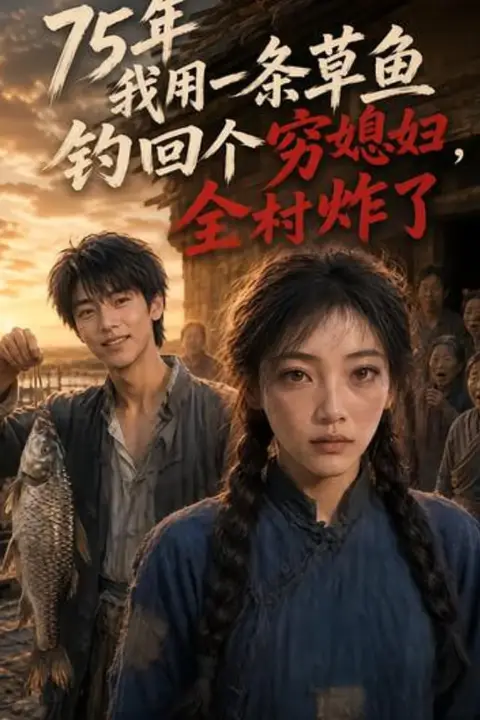 《75年我用一条草鱼钓回个穷媳妇,全村炸了》封面