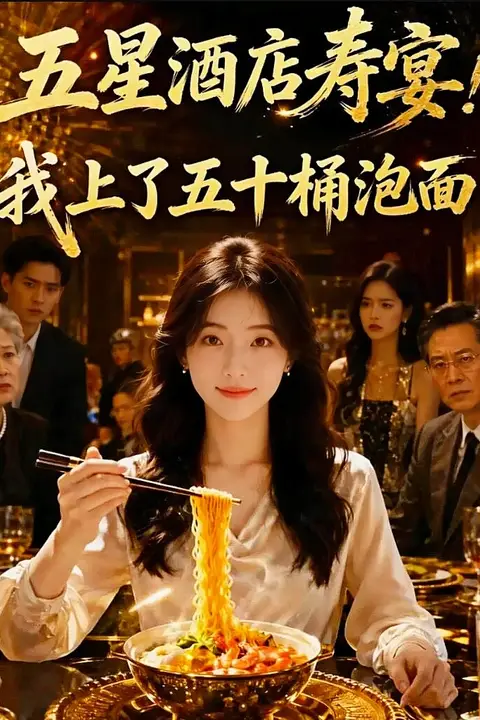 《五星酒店寿宴，我上了五十桶泡面》封面