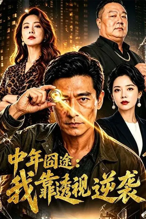 《中年囧途:我靠透视逆袭》封面