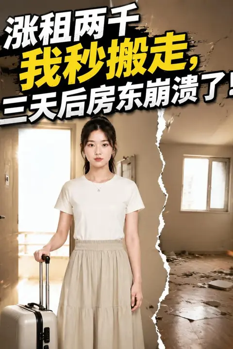 《涨租两千我秒搬走，三天后虏东崩溃了！》封面