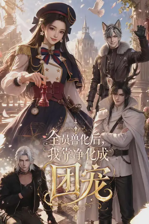 《全员兽化后，我靠净化成团宠》封面
