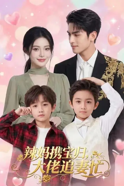《辣妈携宝归,大佬追妻忙》封面