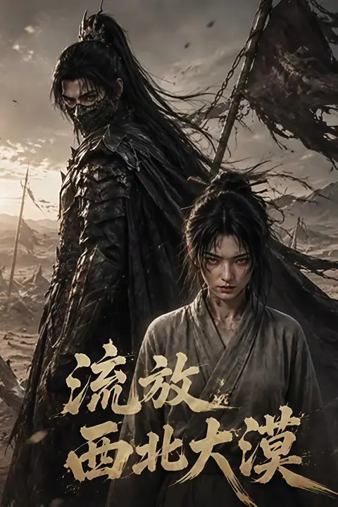 《流放西北大漠》封面