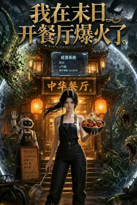 《我在末日,开餐厅爆火了》封面